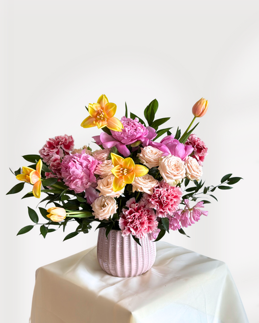 Golden Hour Garden – Designer Arrangement